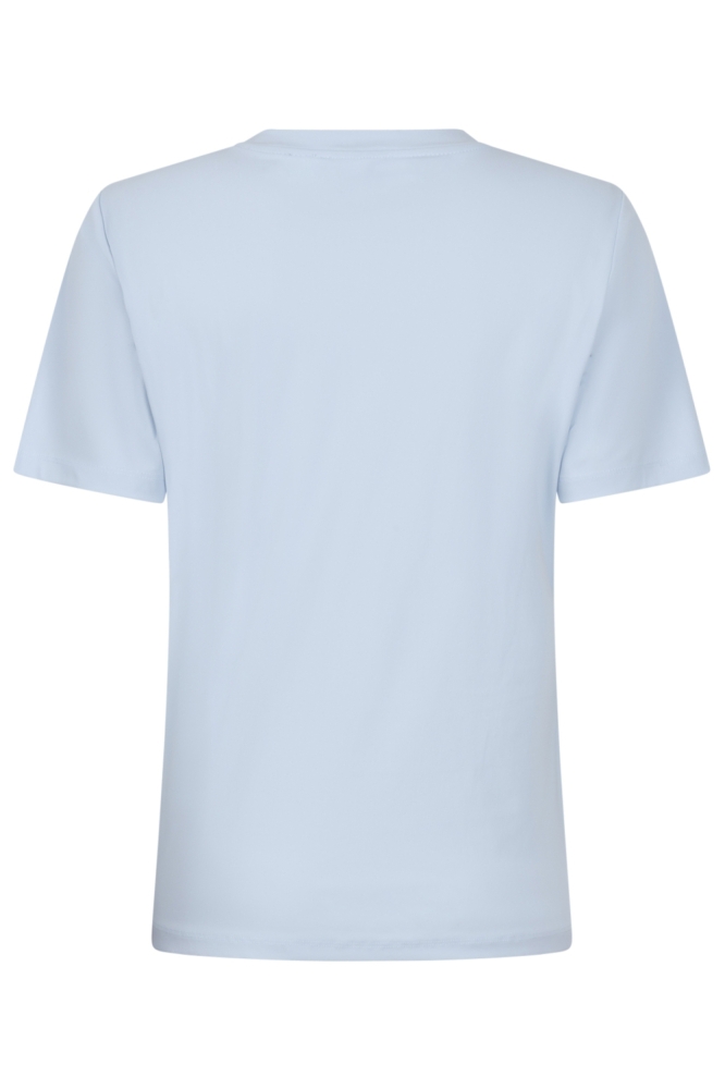 Zoso blauwe dames t-shirt | Achteraanzicht