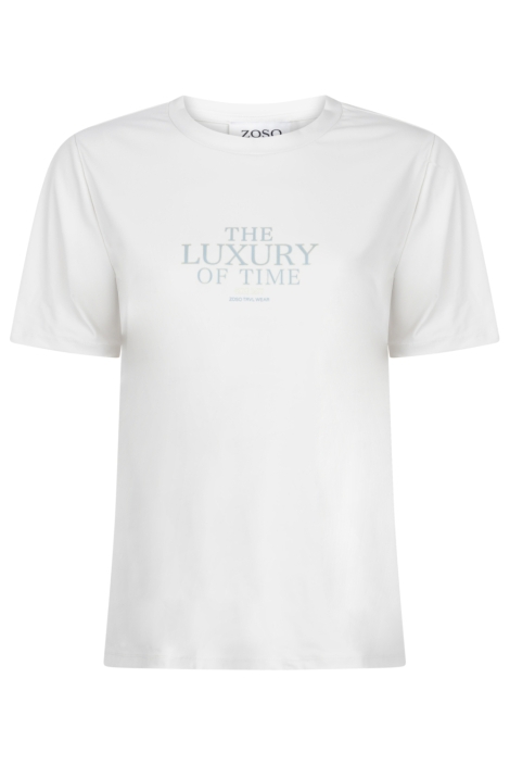 Zoso witte dames t-shirt | Vooraanzicht