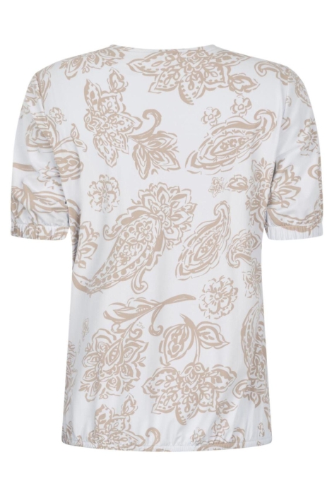 Zoso witte dames t-shirt | Achteraanzicht