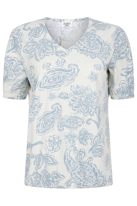 Zoso witte dames t-shirt | Vooraanzicht