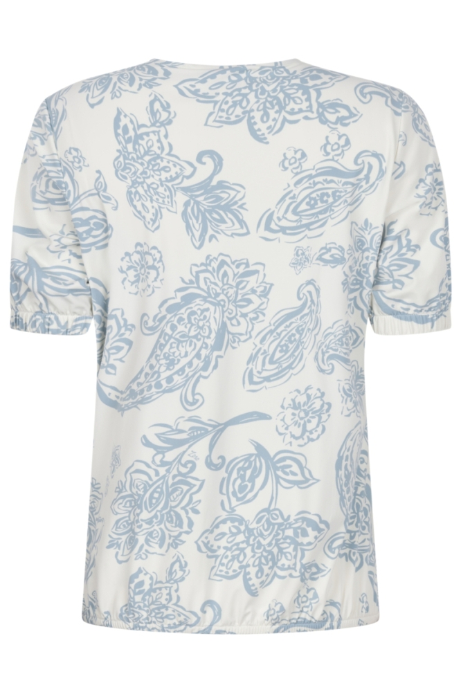 Zoso witte dames t-shirt | Achteraanzicht