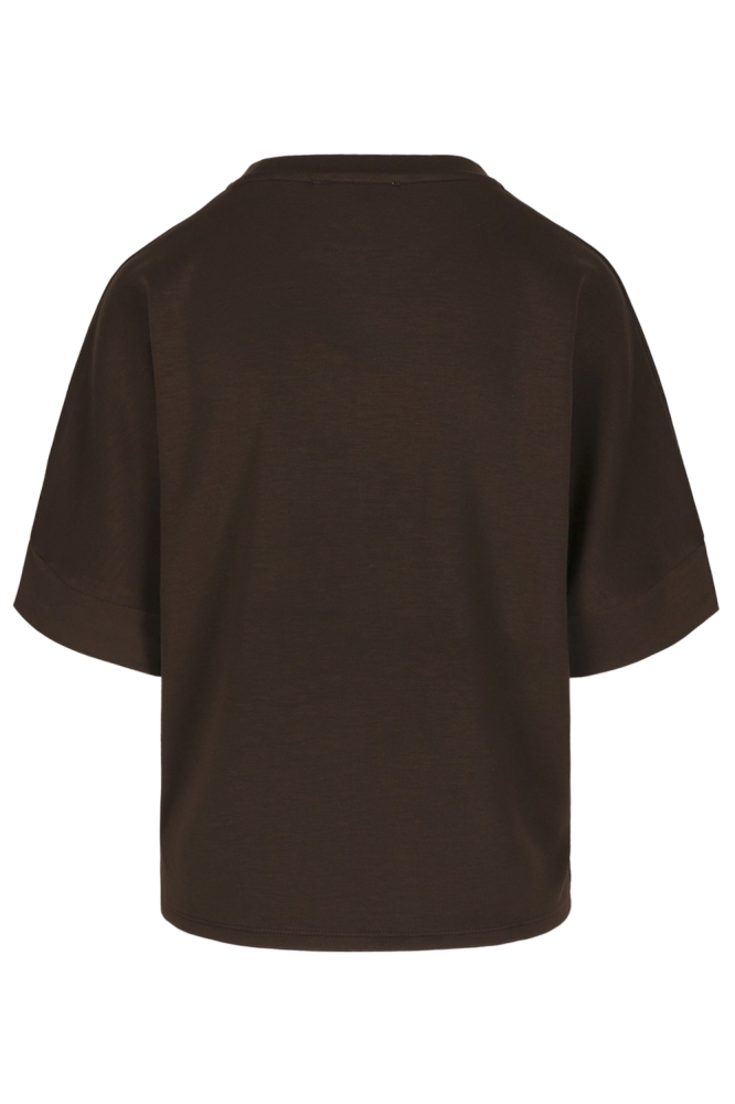 LolaLiza bruine dames t-shirt | Achteraanzicht
