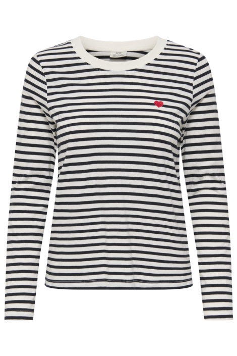 Jacqueline de Yong witte dames t-shirt | Vooraanzicht