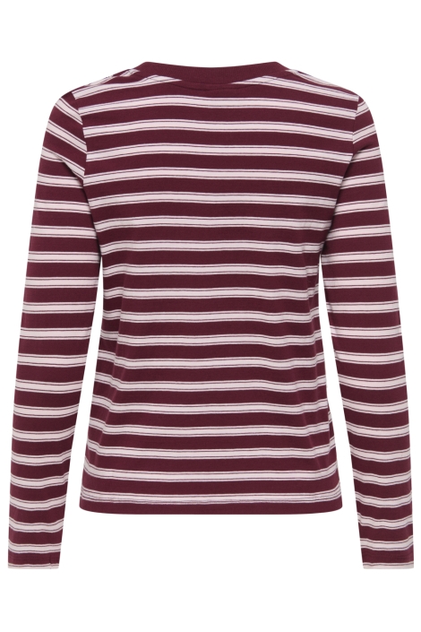 Jacqueline de Yong bordeaux dames t-shirt | Achteraanzicht