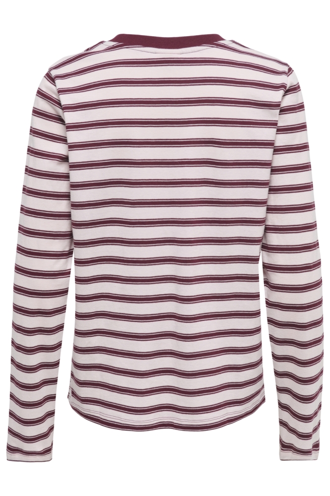 Jacqueline de Yong roze dames t-shirt | Achteraanzicht