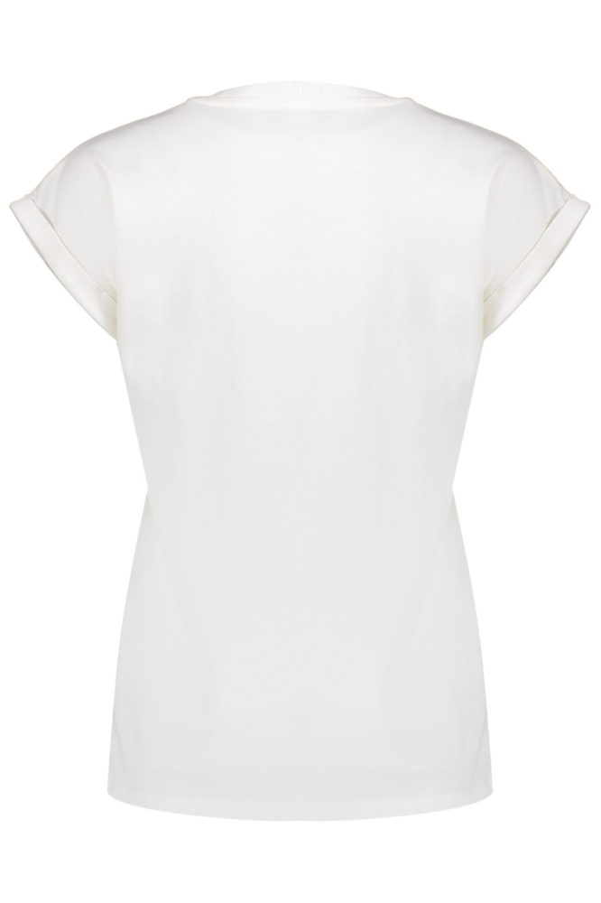 Geisha witte dames t-shirt | Achteraanzicht
