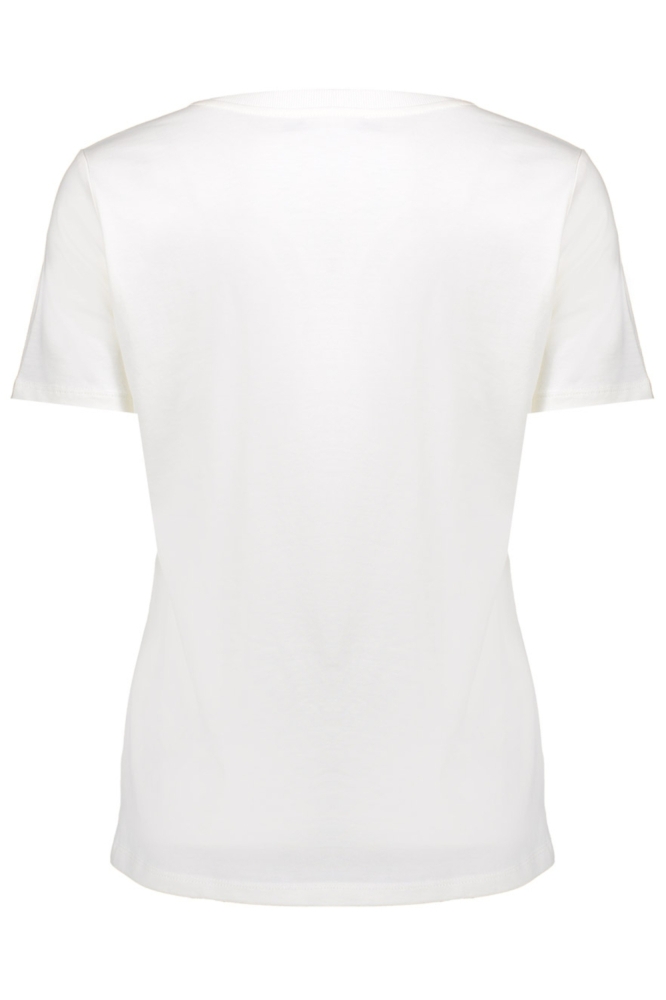 Geisha witte dames t-shirt | Achteraanzicht