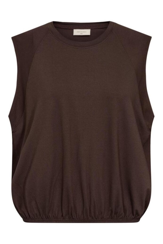 Freequent bruine dames top | Vooraanzicht