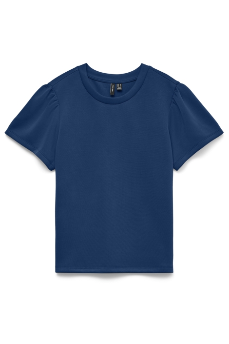 Vero Moda blauwe dames t-shirt | Vooraanzicht