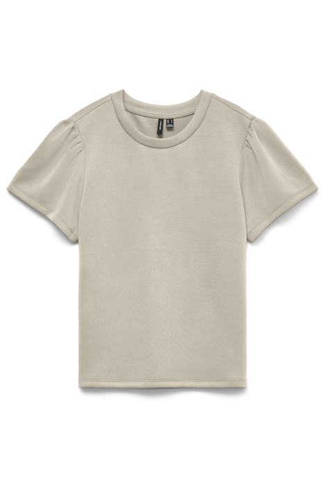 Vero Moda beige dames t-shirt | Vooraanzicht