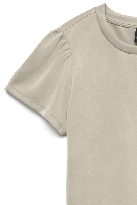 Vero Moda beige dames t-shirt | Close up