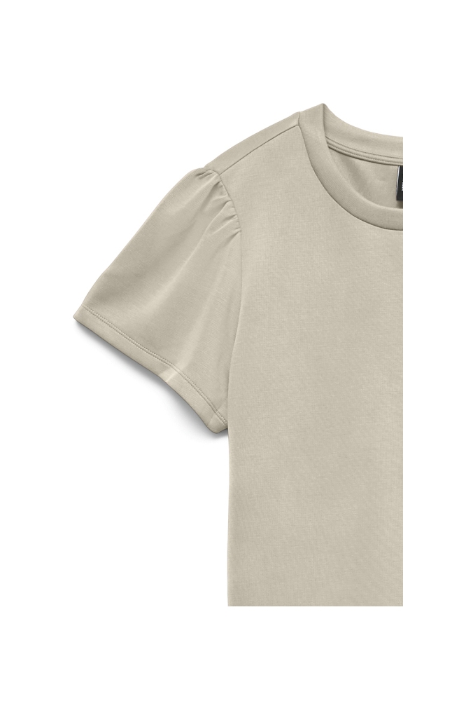 Vero Moda beige dames t-shirt | Close up