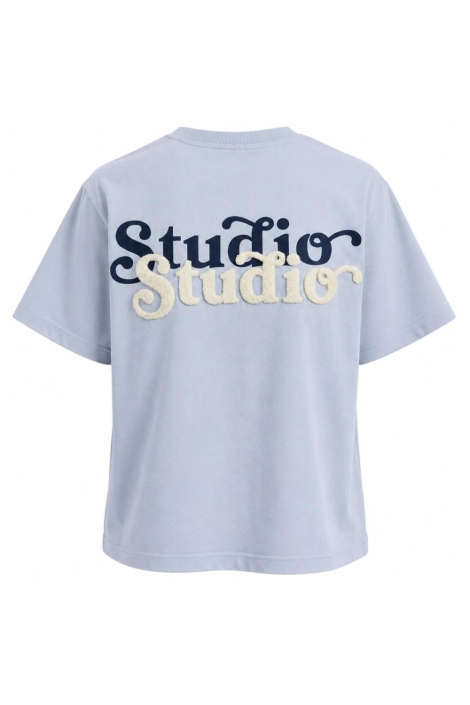 Vero Moda blauwe dames t-shirt | Achteraanzicht