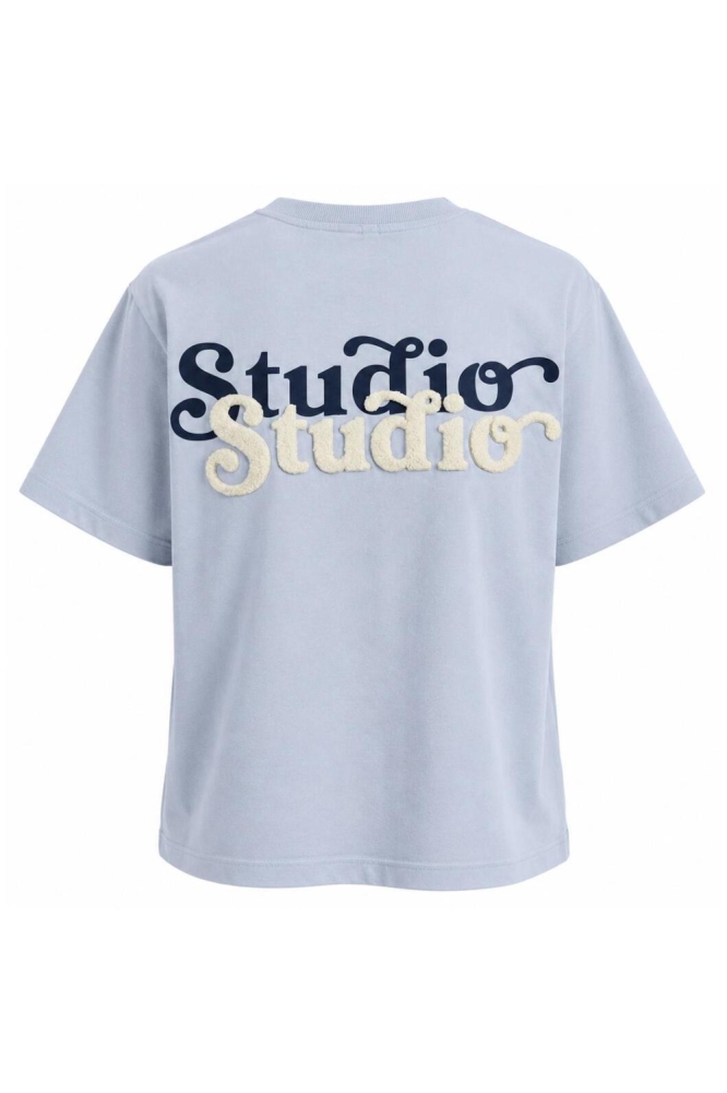 Vero Moda blauwe dames t-shirt | Achteraanzicht