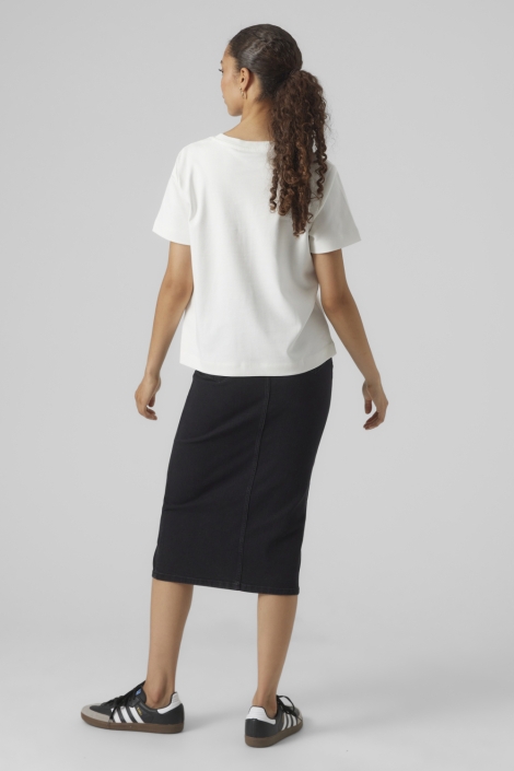 Vero Moda witte dames t-shirt | Model