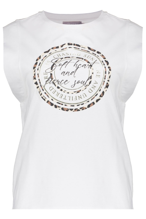 Geisha witte dames top | Vooraanzicht