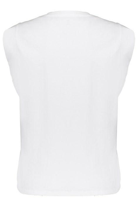 Geisha witte dames top | Achteraanzicht