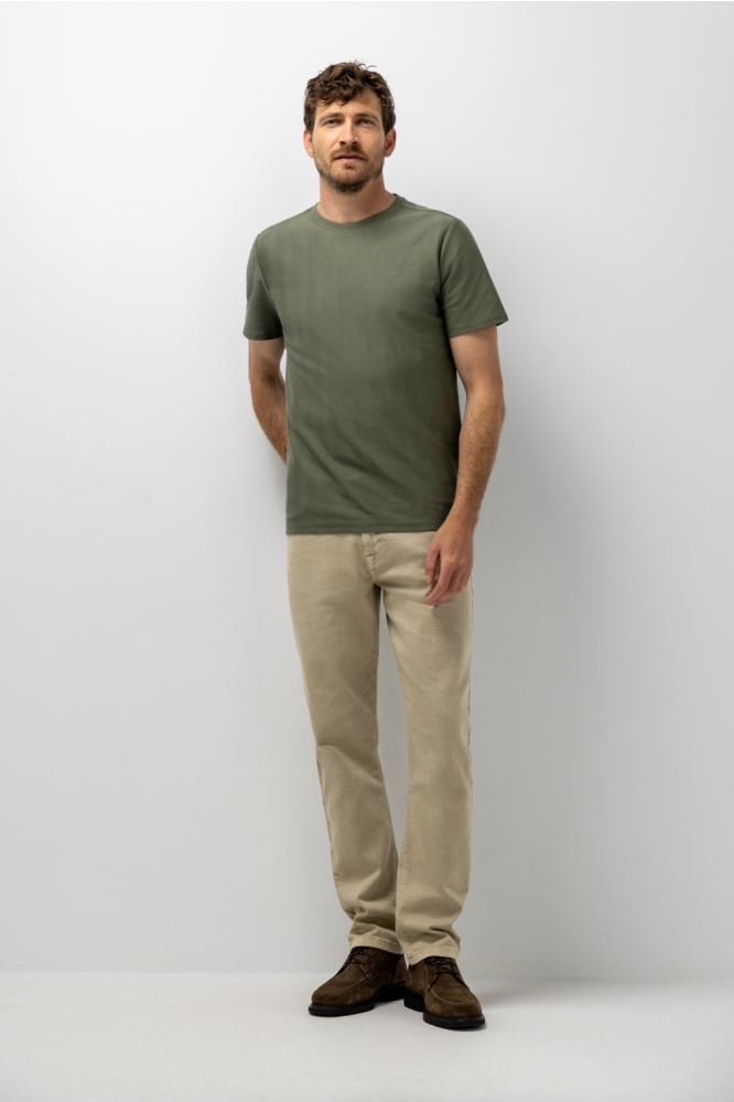 State of Art groene heren t-shirt | Model