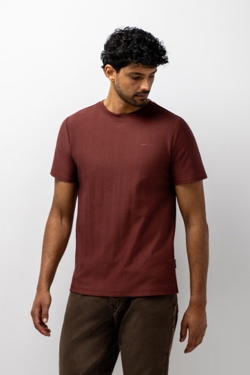 State of Art T-shirt T SHIRT MET VISGRAAT PATROON 36126399 OUD ROZE UNI