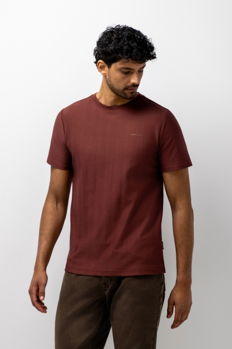 State of Art roze heren t-shirt | Model vooraanzicht