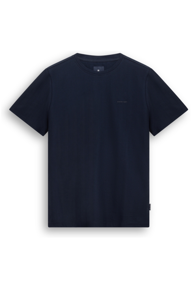 State of Art blauwe heren t-shirt | Vooraanzicht