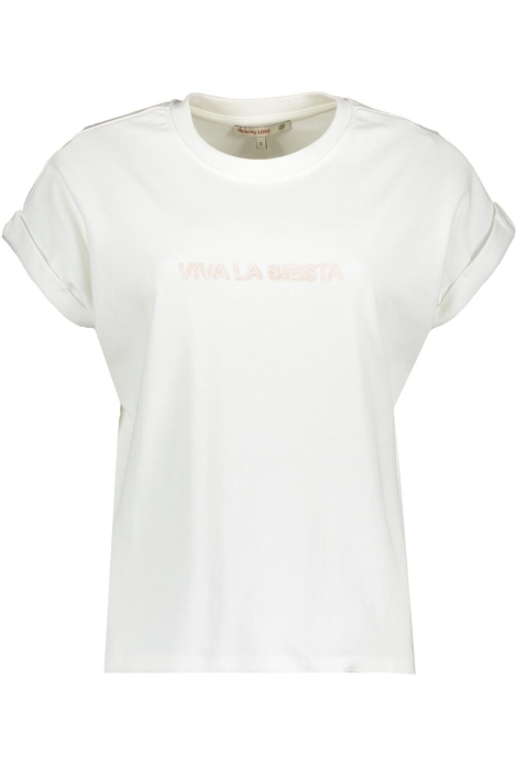 Zusss witte dames t-shirt | Vooraanzicht
