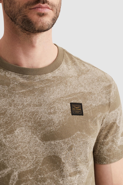 PME legend camel heren t-shirt | Close up