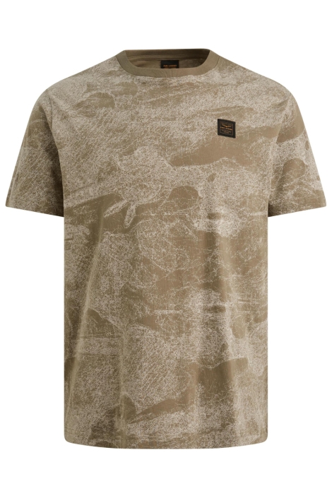 PME legend camel heren t-shirt | Vooraanzicht