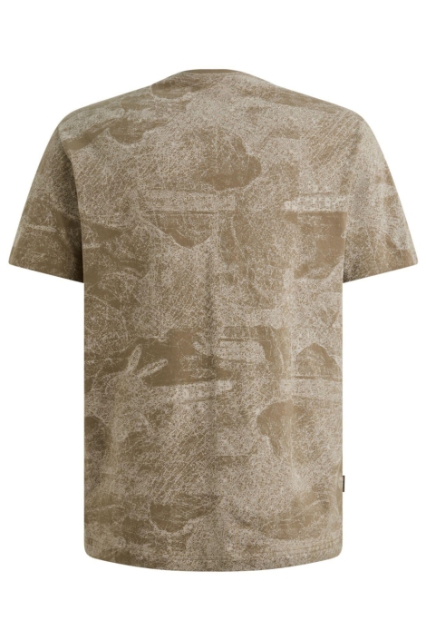 PME legend camel heren t-shirt | Achteraanzicht