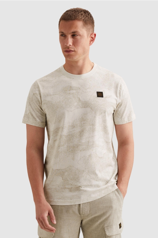 PME legend witte heren t-shirt | Model vooraanzicht