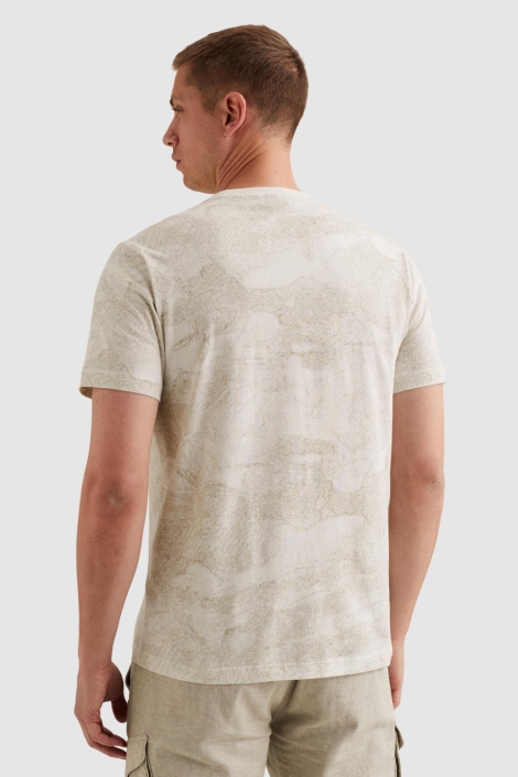 PME legend witte heren t-shirt | Model achteraanzicht