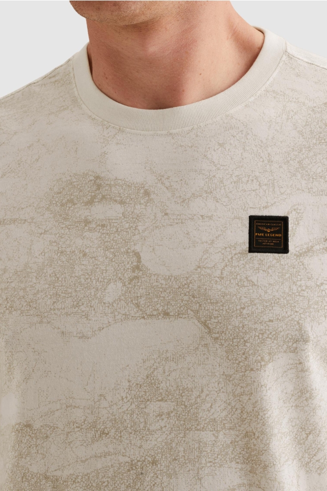 PME legend witte heren t-shirt | Close up