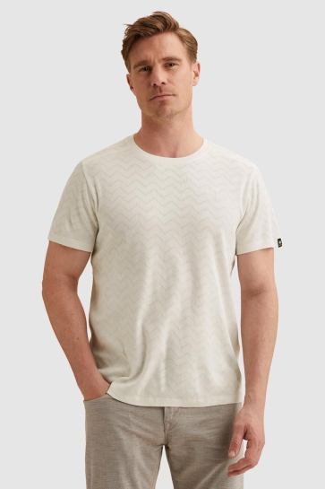 Vanguard T-shirt T SHIRT VAN JERSEY MET JAQUARDPATROON VTSS2605554 7004