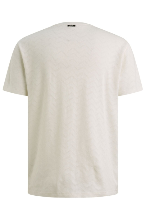 Vanguard witte heren t-shirt | Achteraanzicht