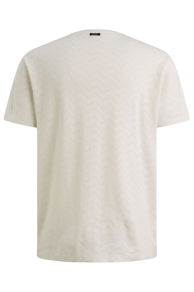 Vanguard witte heren t-shirt | Achteraanzicht