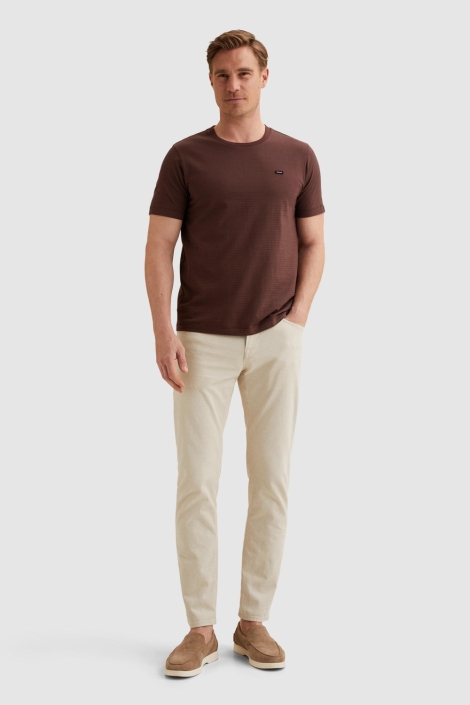 Vanguard bordeaux heren t-shirt | Model
