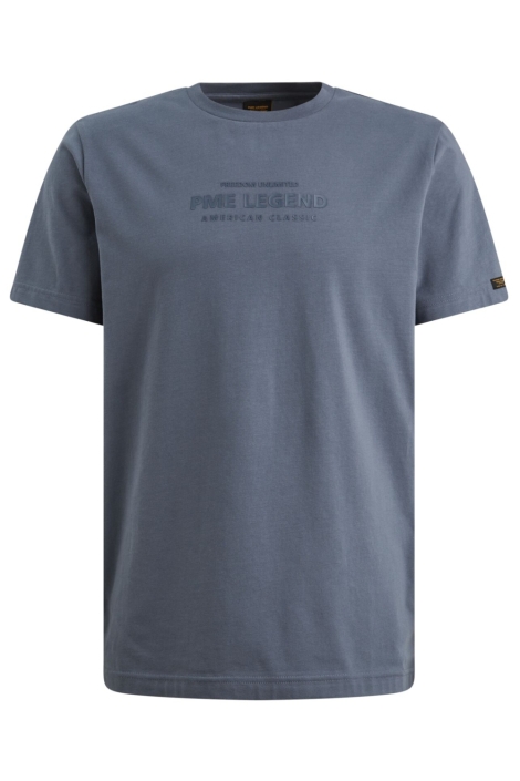 PME legend blauwe heren t-shirt | Vooraanzicht