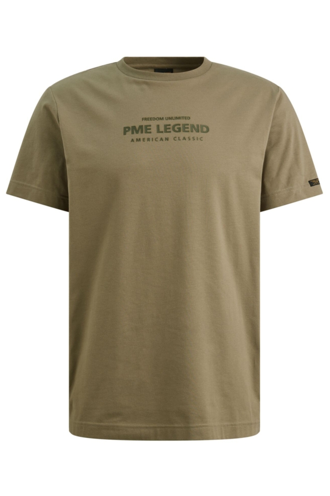 PME legend groene heren t-shirt | Vooraanzicht