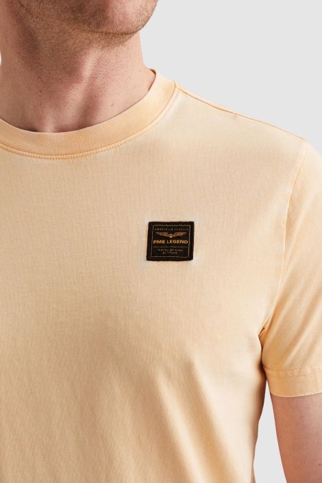 PME legend oranje heren t-shirt | Close up