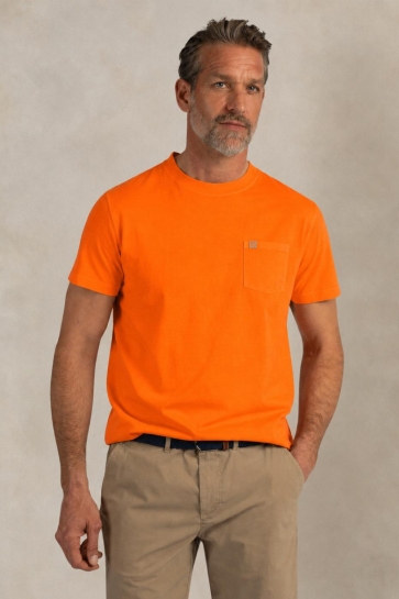 NZA T-shirt TEE ROUND NECK 26DN725 1313 TROPICAL ORANGE