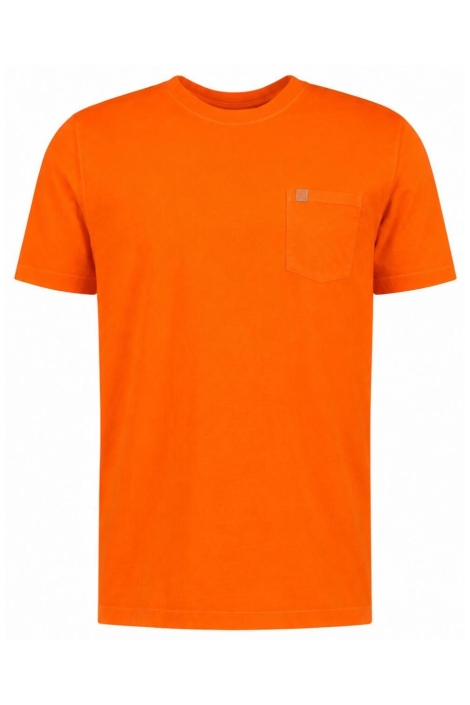 NZA oranje heren t-shirt | Vooraanzicht