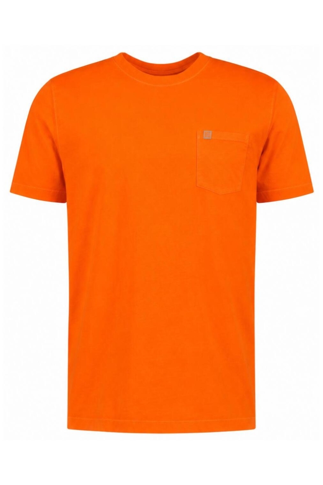 NZA oranje heren t-shirt | Vooraanzicht