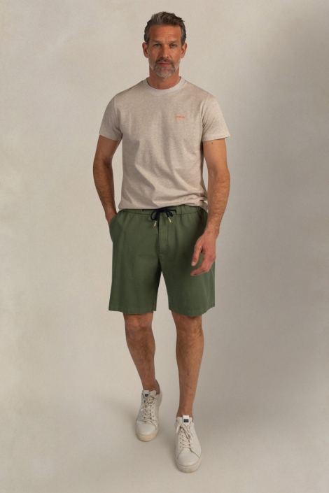 NZA zand heren t-shirt | Model
