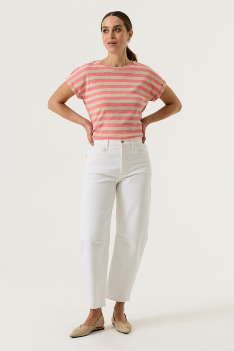 Garcia roze dames t-shirt | Model