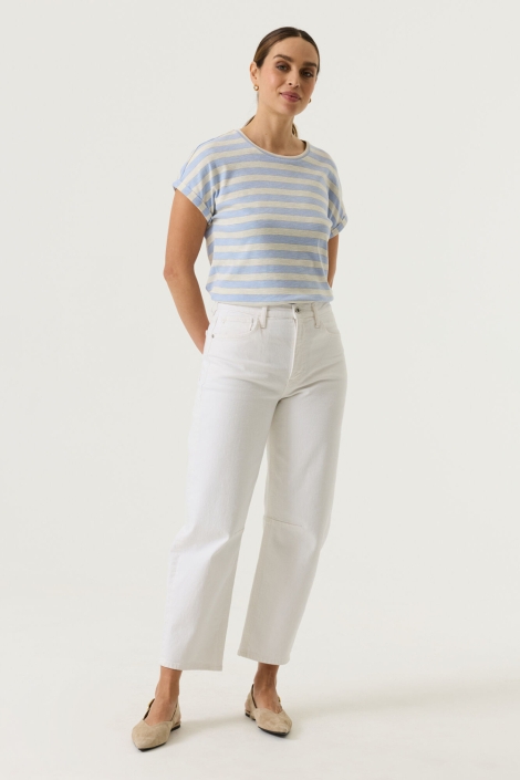 Garcia blauwe dames t-shirt | Model