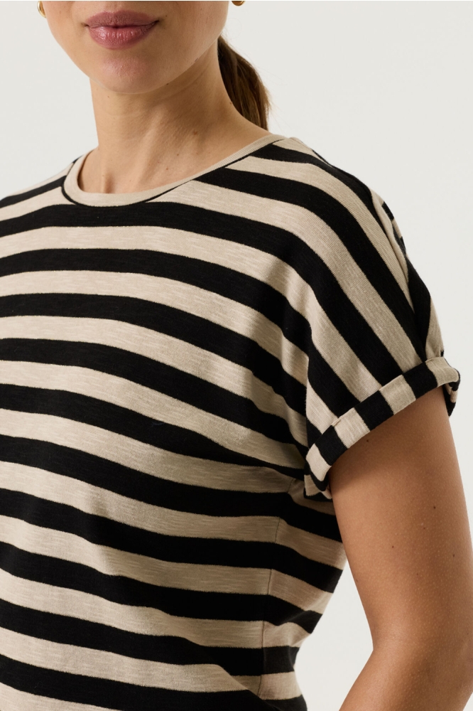 Garcia zwarte dames t-shirt | Close up