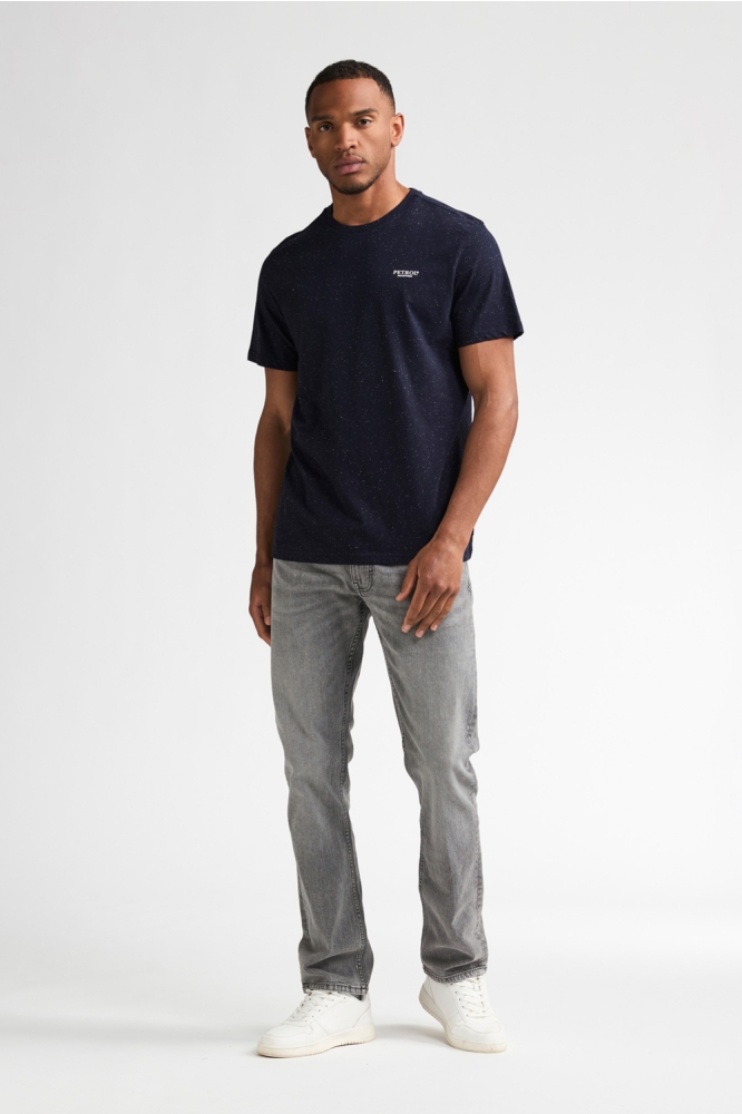 Petrol Industries blauwe heren t-shirt | Model
