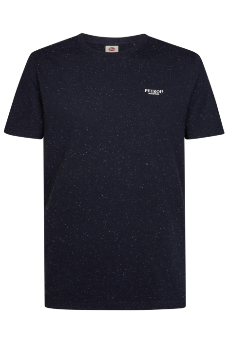 Petrol Industries blauwe heren t-shirt | Vooraanzicht