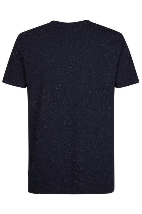 Petrol Industries blauwe heren t-shirt | Achteraanzicht