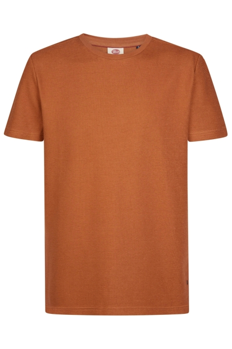 Petrol Industries koperen heren t-shirt | Vooraanzicht